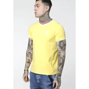 SikSilk S/S Elastic Cuff Tee – Gold