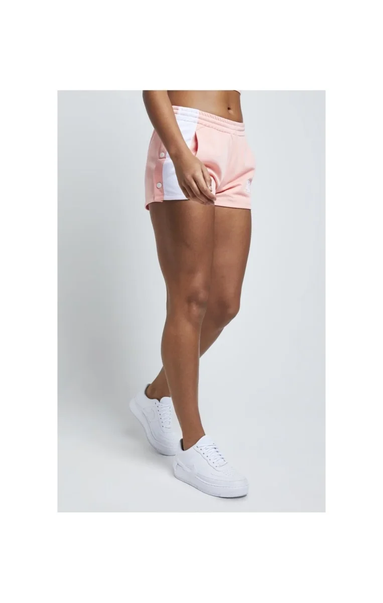 SikSilk Popper Side Shorts – Apricot Blush - Image 4