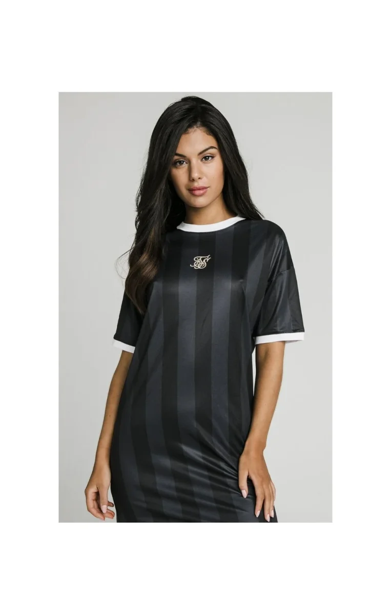 SikSilk Luxury Poly Dress - Black
