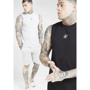Grey And Black Lounge Vest