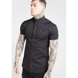 SikSilk S/S Smart Shirt - Black