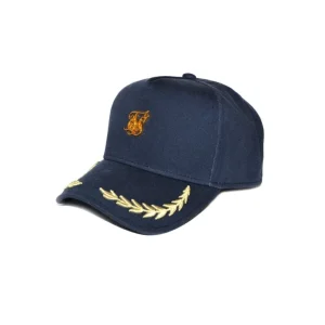 SikSilk Washed Cotton Trucker - Navy