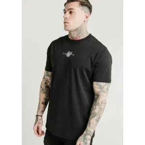 SikSilk Square Hem Standard Tee - Black