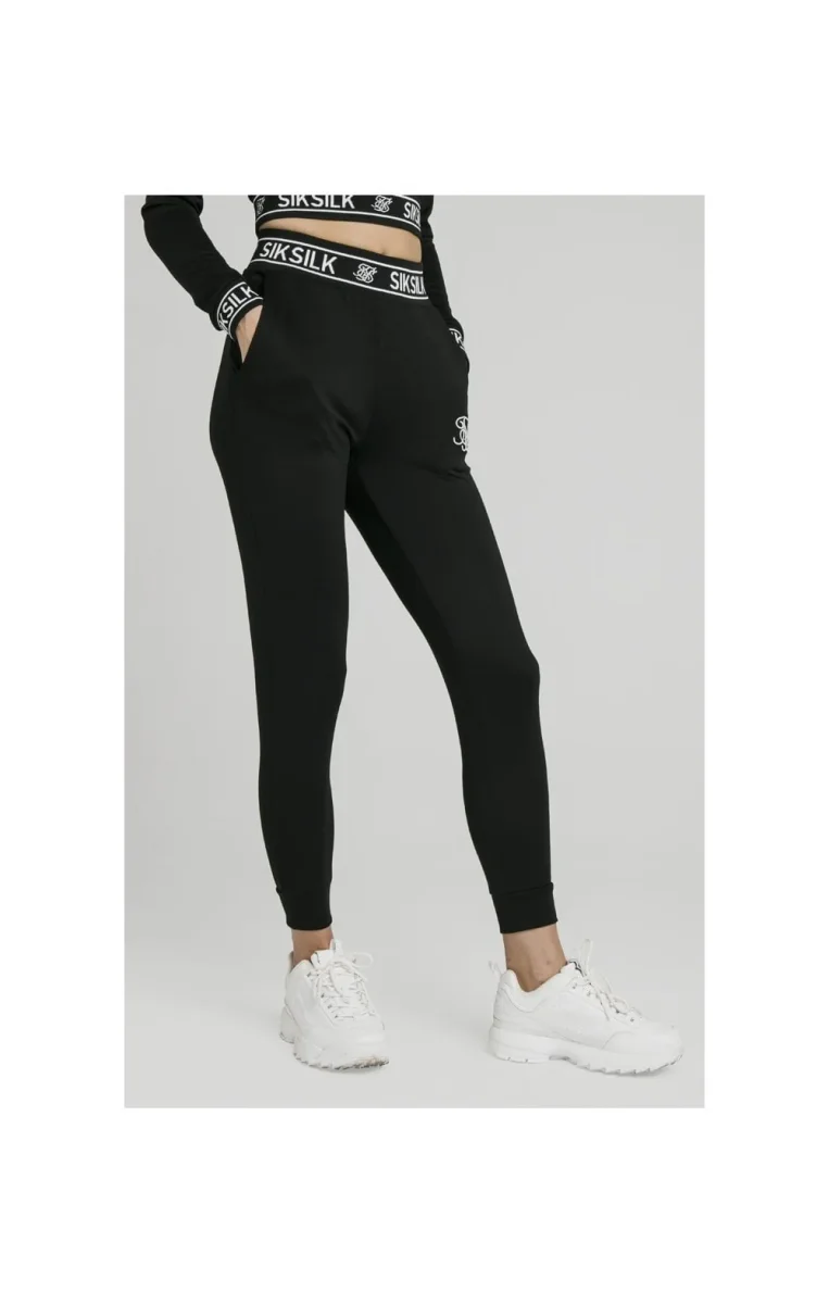 SikSilk Track Pants - Black - Image 3