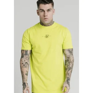 SikSilk S/S Square Hem Tee – Lime