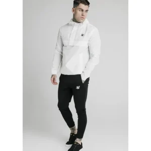 SikSilk Energy Overhead Windbreaker - White