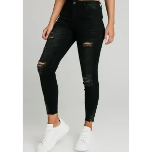 SikSilk Skinny Denims - Black