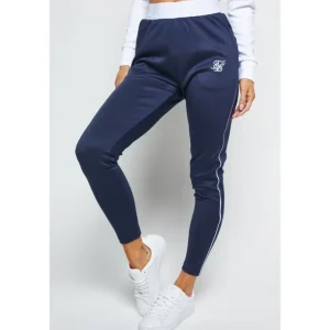 SikSilk Violet Fade Track Pants - Navy
