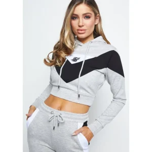 SikSilk Track Top - Grey Marl