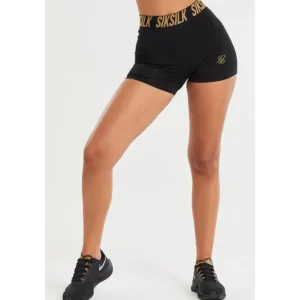 SikSilk Tape Gym Shorts - Black
