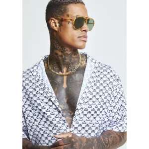 White Monogram Resort Shirt