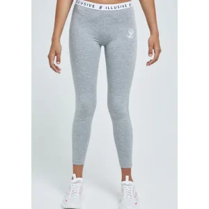 Illusive London Core Leggings - Grey Marl