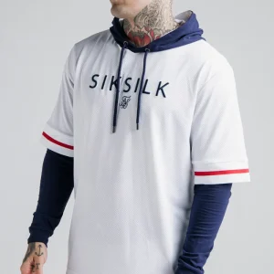 White Layered Baseball Jersey