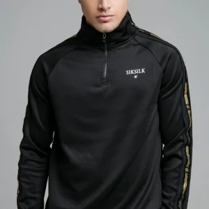 Black Crown Quarter Zip Overhead