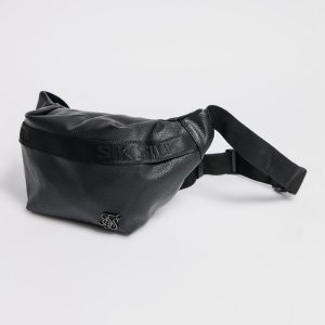SikSilk Taped Pocket Bumbag - Black