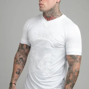 White Stretch Sports T-Shirt