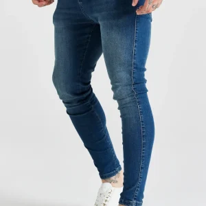 Skinny Jeans Blue Washed