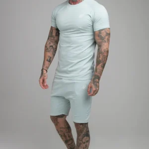 Aqua T-Shirt And Short Twin Set