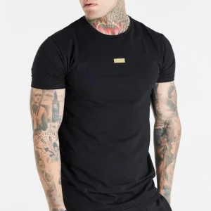Black Gold Badge Muscle Fit T-Shirt