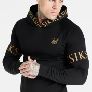 Black Dynamic Overhead Hoodie