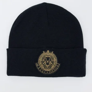 Black Messi x SikSilk Woven Badge Beanie