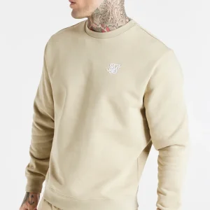 Beige Essential Crew Sweatshirt