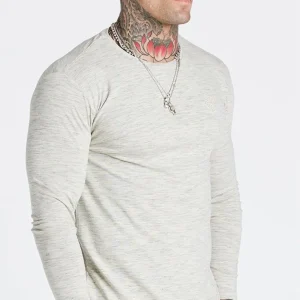 Snow Marl Muscle Fit T-Shirt
