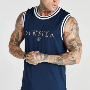 Navy Baseball Vest