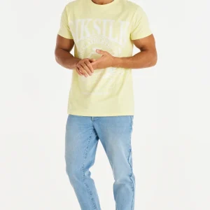 Yellow Varsity Box T-Shirt