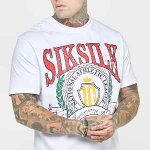 White Varsity Oversized T-Shirt