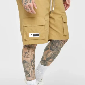 Tan Ripstop Cargo Short