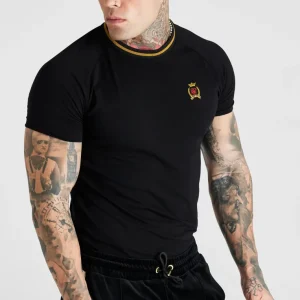 Black Crest Muscle Fit T-Shirt
