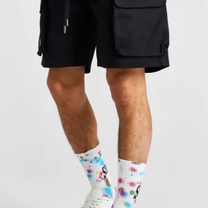 SikSilk Paint Slatter Socks (3 Pack) - White