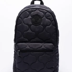 Charcoal Quilted Backpack
