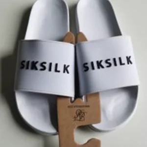 White Raised Branded Slider