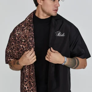 Black Animal Print Shirt