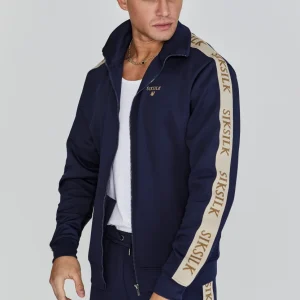 Navy Track Top