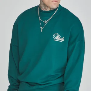 Green Graphic Sweater