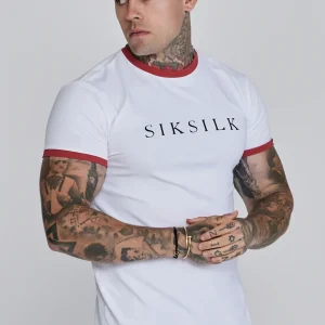 White Red Ringer T-Shirt