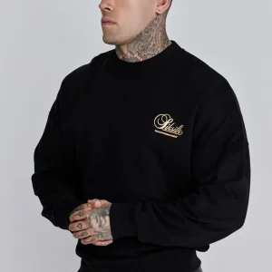 Black Graphic Sweater