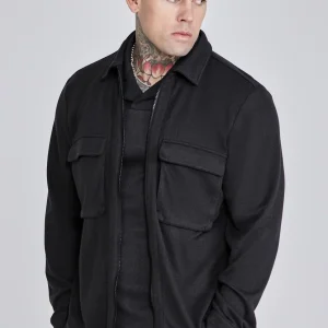 Black Smart Overshirt