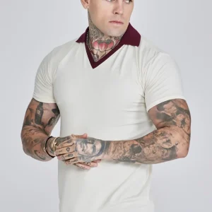 Ecru Polo T-Shirt
