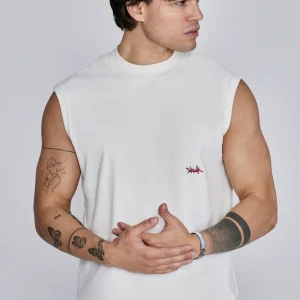 Ecru Red Vest