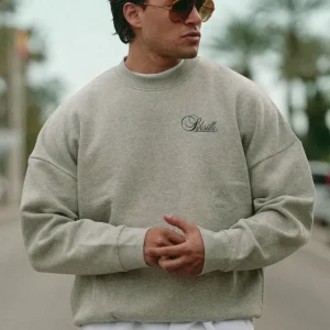 Grey Marl Essentials Sweater