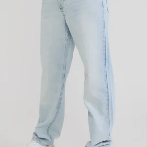 Straight Fit Jeans Washed Light Blue