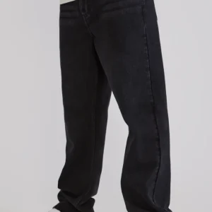 Loose Fit Jeans Washed Black