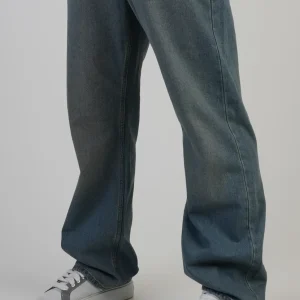 Loose Fit Jeans Washed Vintage Blue