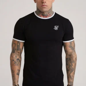 Black and White Ringer T-Shirt