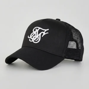 Black and White Core Foam Trucker Cap