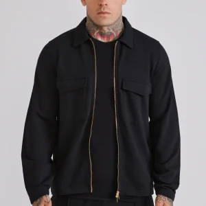 Black Smart Overshirt